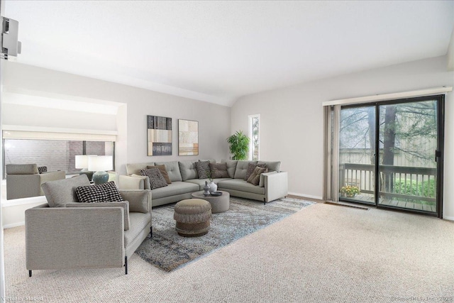 79 Heritage Vlg Unit B, Southbury, CT 06488 - living room with baseboards and carpet floors