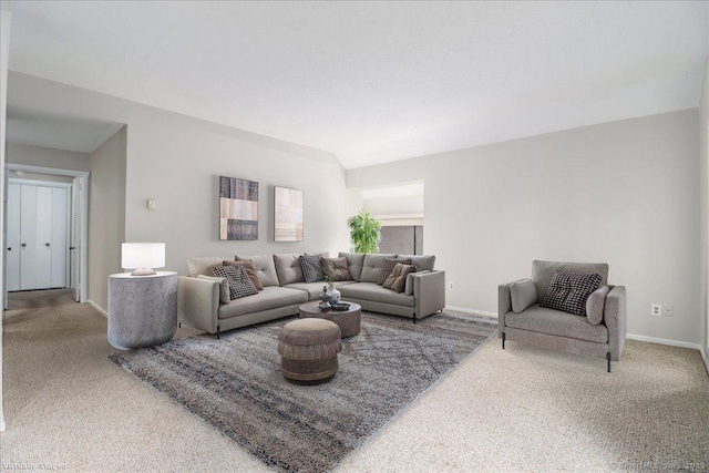 79 Heritage Vlg Unit B, Southbury, CT 06488 - carpeted living room with baseboards