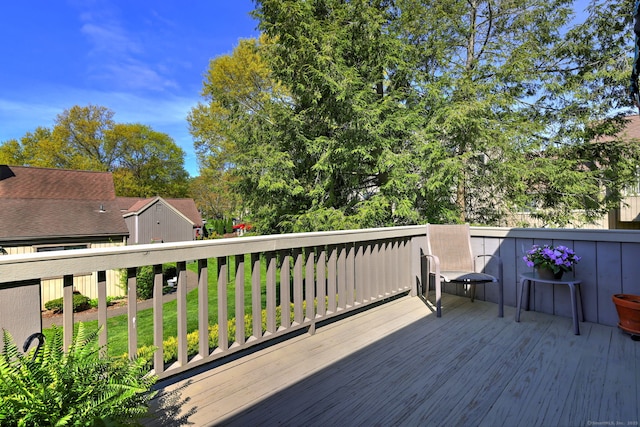 view of deck