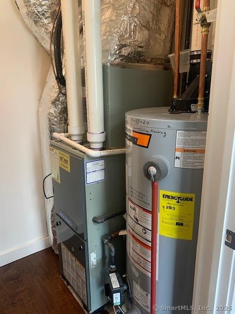 utilities featuring water heater