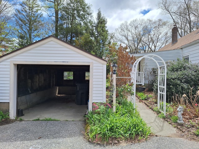 44 Old Plains Rd, Windham, CT 06226 - view of detached garage