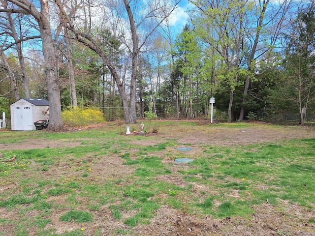 44 Old Plains Rd, Windham, CT 06226 - view of yard featuring a storage unit and an outbuilding