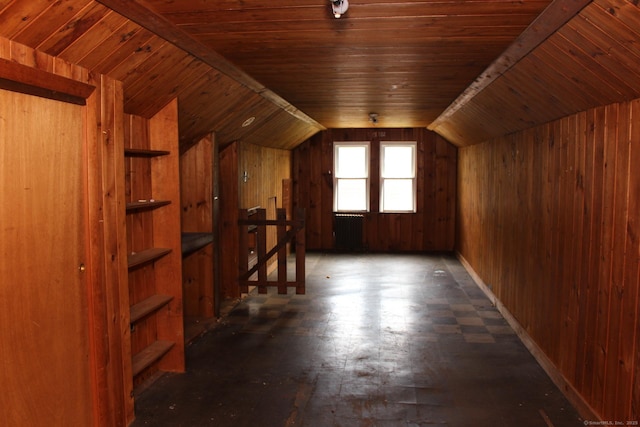 44 Old Plains Rd, Windham, CT 06226 - bonus room with wood walls, wood finished floors, lofted ceiling, and wooden ceiling