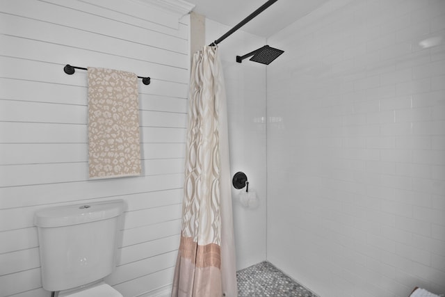 187 Sport Hill Rd, Easton, CT 06612 - full bathroom featuring a tile shower and toilet