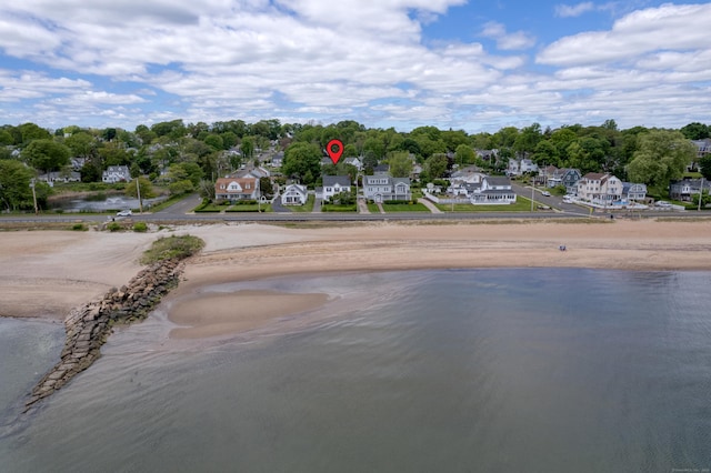 706 Ocean Ave, West Haven, CT 06516 - water view with nearby suburban area and a tree filled landscape