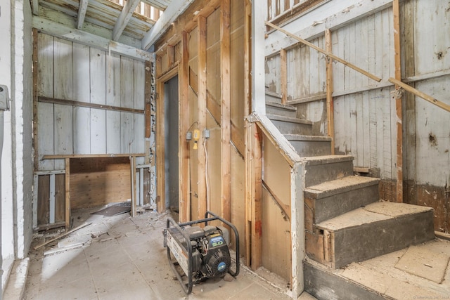 view of stairs