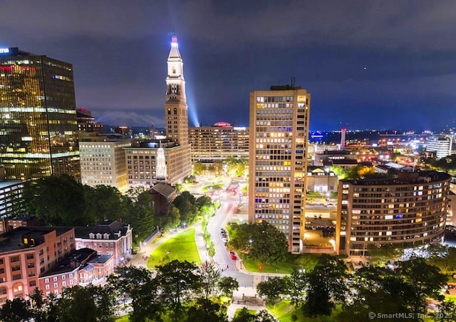 1 Gold St Unit 17De, Hartford, CT 06103 - city view with a view of city lights