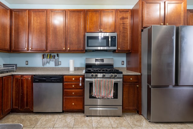 kitchen with appliances with stainless steel finishes
