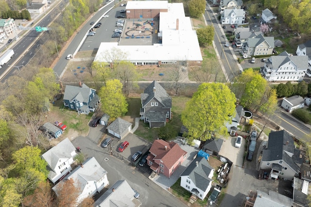 aerial view featuring a residential view