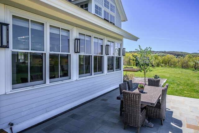 34 Knibloe Hill Rd, Sharon, CT 06069 - view of patio with outdoor dining space