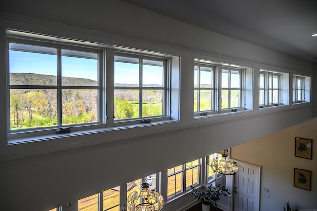 34 Knibloe Hill Rd, Sharon, CT 06069 - details with a notable chandelier