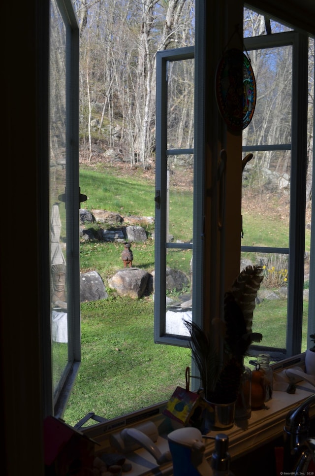 view of room details