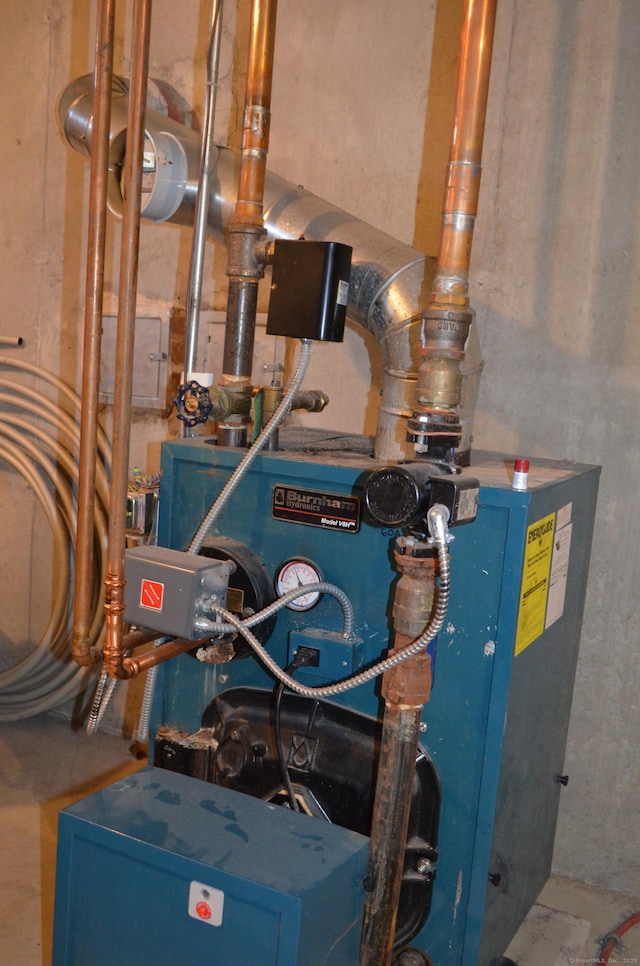 view of utility room