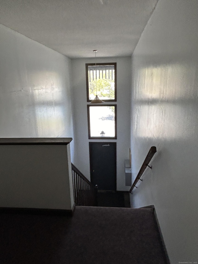 55 Virginia Ave Apt C, Groton, CT 06340 - staircase with baseboards