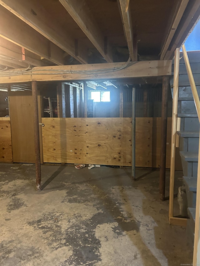 55 Virginia Ave Apt C, Groton, CT 06340 - view of basement