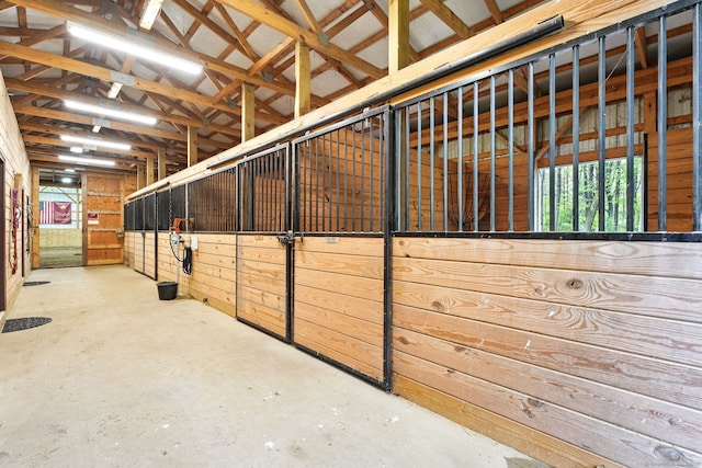 view of stable
