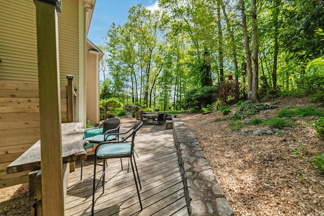 24 Scott Rd, Oxford, CT 06478 - wooden terrace featuring outdoor dining space