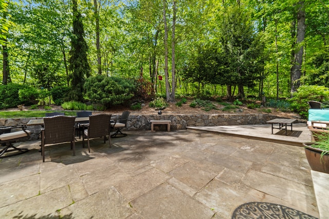 24 Scott Rd, Oxford, CT 06478 - view of patio featuring outdoor dining space
