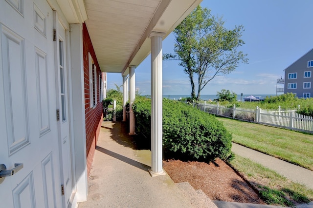 53 E Broadway Unit D, Milford, CT 06460 - view of patio featuring fence