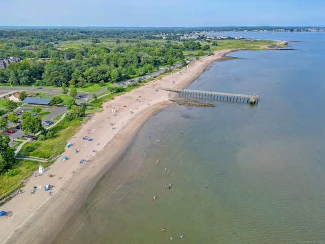 53 E Broadway Unit D, Milford, CT 06460 - drone / aerial view with a water view
