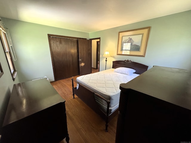 653 Andrew Mountain Rd, Naugatuck, CT 06770 - bedroom featuring wood finished floors and a closet