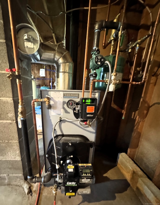 653 Andrew Mountain Rd, Naugatuck, CT 06770 - utilities with a heating unit