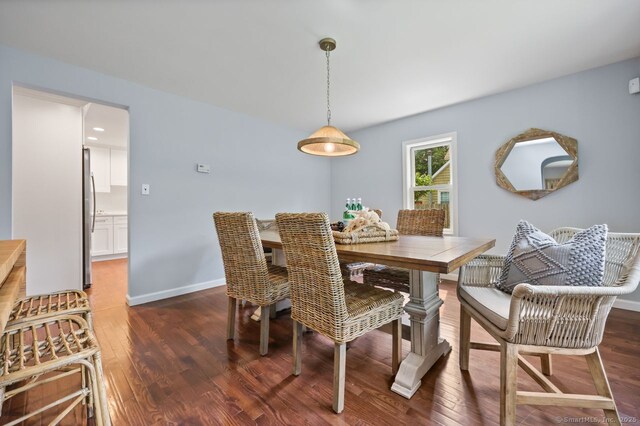 2851 Old Town Rd, Bridgeport, CT 06606 - dining room with wood finished floors and baseboards