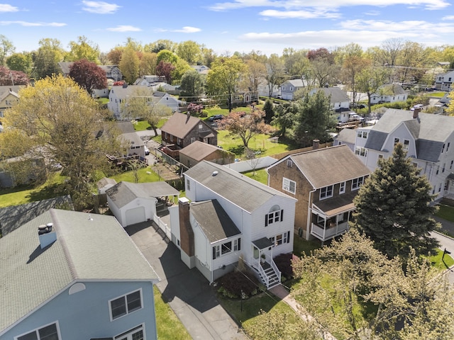 131 Vesper St, Fairfield, CT 06825 - birds eye view of property with a residential view