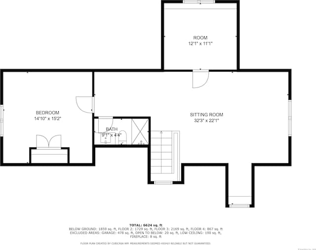 317 Park St, New Canaan, CT 06840 - view of floor plan / room layout