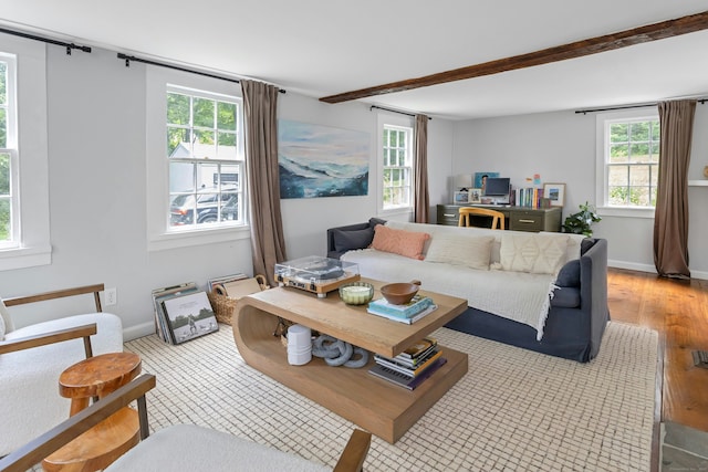 112 Easton Rd, Westport, CT 06880 - living room with wood finished floors and baseboards