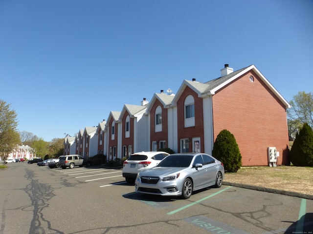 view of street with a residential view