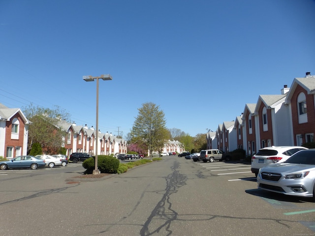 view of street with a residential view
