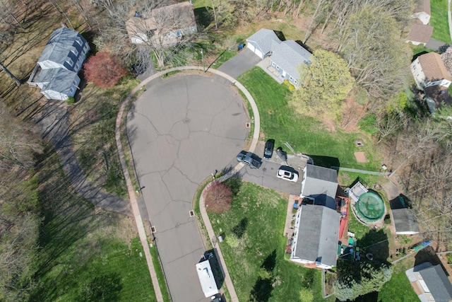 aerial view featuring a residential view