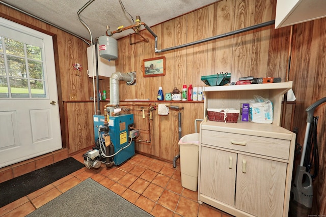 interior space featuring a heating unit