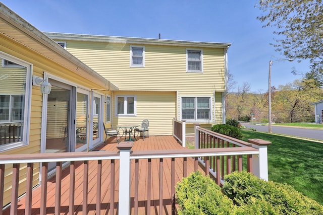 view of deck