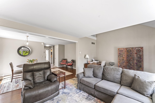 331 Heritage Vlg Unit E, Southbury, CT 06488 - living room featuring wood finished floors