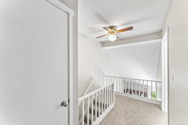331 Heritage Vlg Unit E, Southbury, CT 06488 - corridor with carpet floors and a textured ceiling