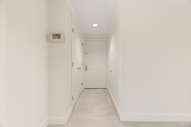 43 Harbor Dr Apt 312, Stamford, CT 06902 - hallway with baseboards and recessed lighting