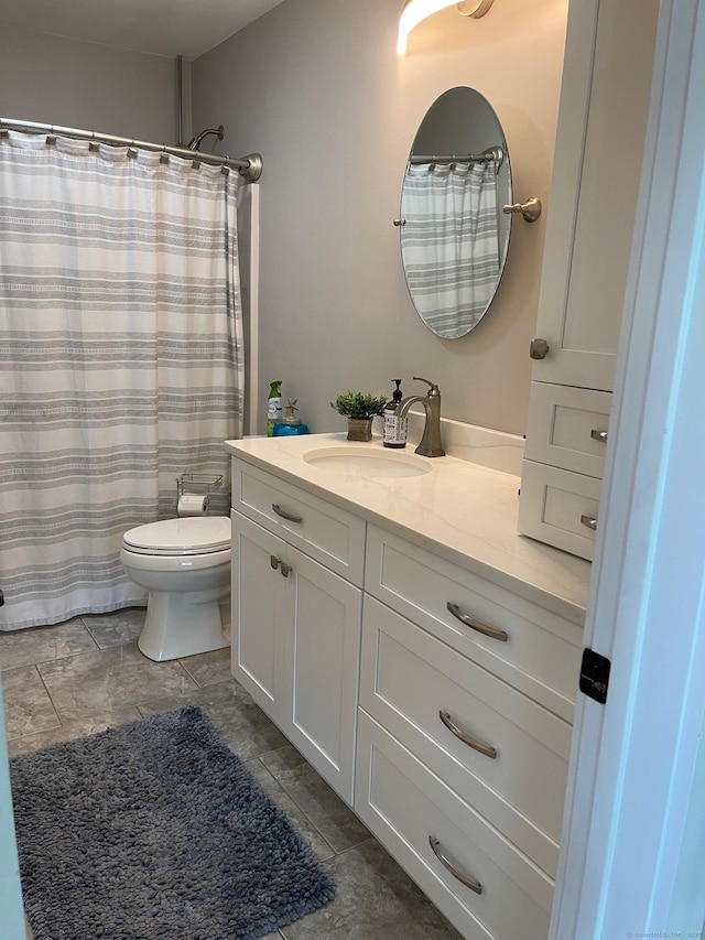 16 Catherine Dr, Wolcott, CT 06716 - full bathroom featuring toilet, curtained shower, and vanity