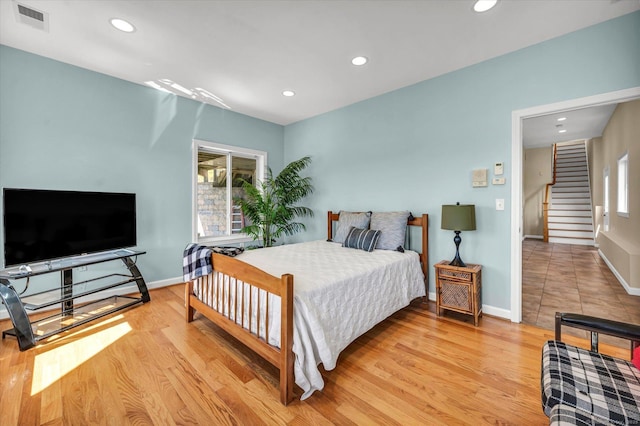 355 W Lake St, Winchester, CT 06098 - bedroom featuring multiple windows, recessed lighting, and visible vents