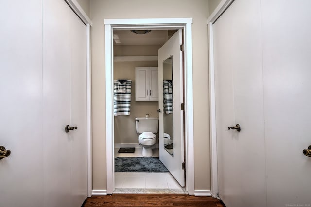 951 Heritage Vlg Unit B, Southbury, CT 06488 - bathroom featuring toilet and tile patterned floors