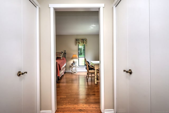 951 Heritage Vlg Unit B, Southbury, CT 06488 - hall with wood finished floors