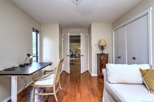 951 Heritage Vlg Unit B, Southbury, CT 06488 - office space with wood finished floors and a textured ceiling