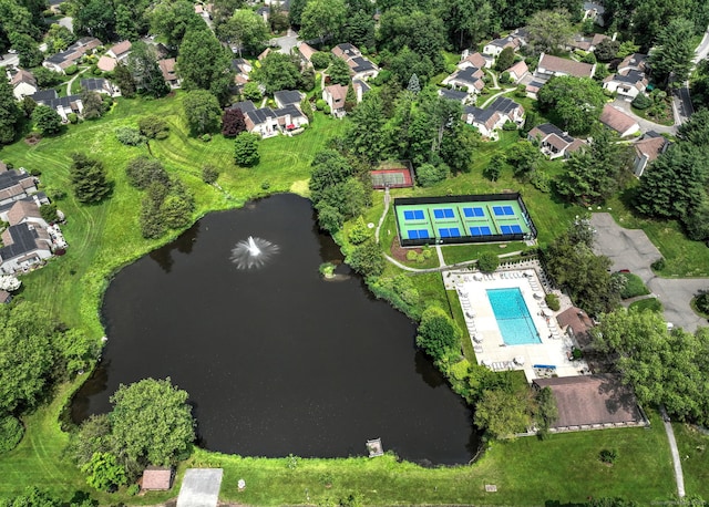 951 Heritage Vlg Unit B, Southbury, CT 06488 - aerial view of property's location with a large body of water and nearby suburban area
