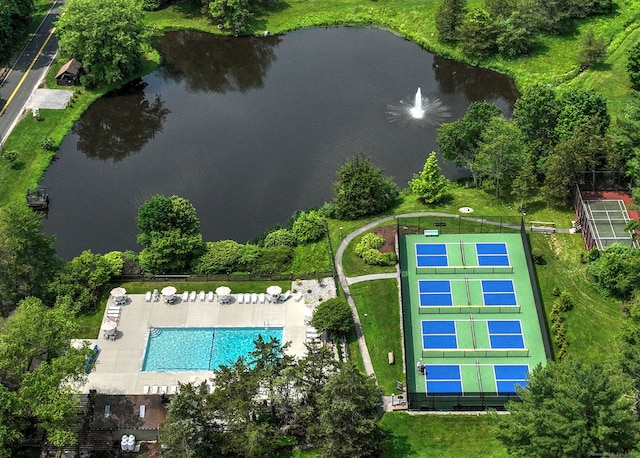 951 Heritage Vlg Unit B, Southbury, CT 06488 - drone / aerial view of a large body of water