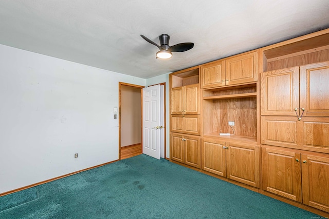 185 Daniel Rd, Hamden, CT 06517 - unfurnished bedroom featuring baseboards, carpet flooring, and ceiling fan