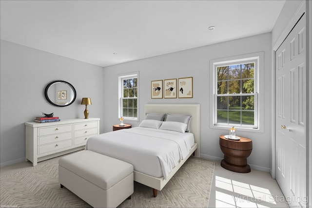 4 Davis Farm Rd, Clinton, CT 06413 - bedroom with baseboards and a closet
