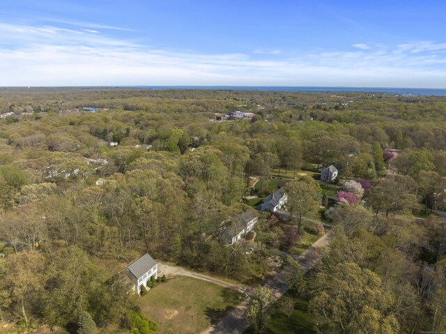4 Davis Farm Rd, Clinton, CT 06413 - aerial view of property and surrounding area with a forest