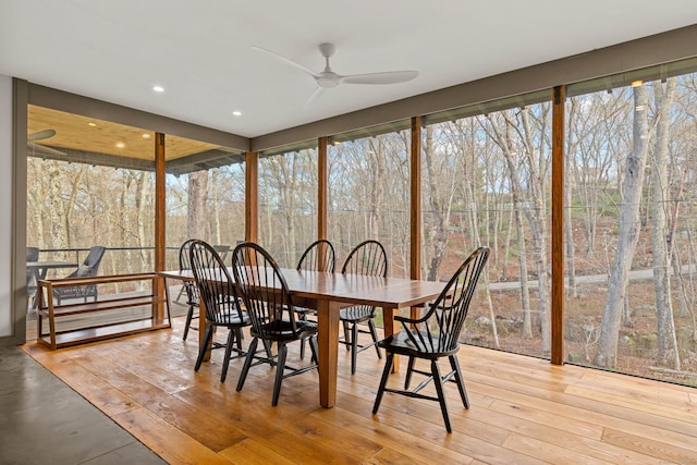 32 Cream Pot Rd, Clinton, CT 06413 - sunroom / solarium with recessed lighting and hardwood / wood-style flooring