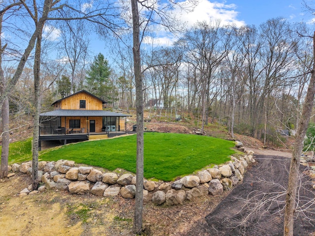 32 Cream Pot Rd, Clinton, CT 06413 - view of yard with a porch